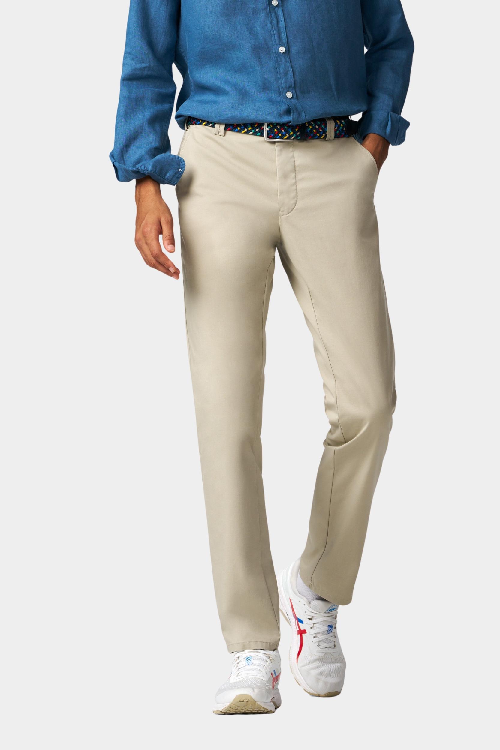 Meyer Katoenen Broek Beige BONN Art.1-8079 1021807900/31