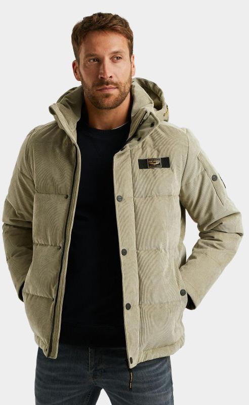 PME Legend Winterjack Beige Semi long jacket GOBBLER Clea PJA2508104/8011