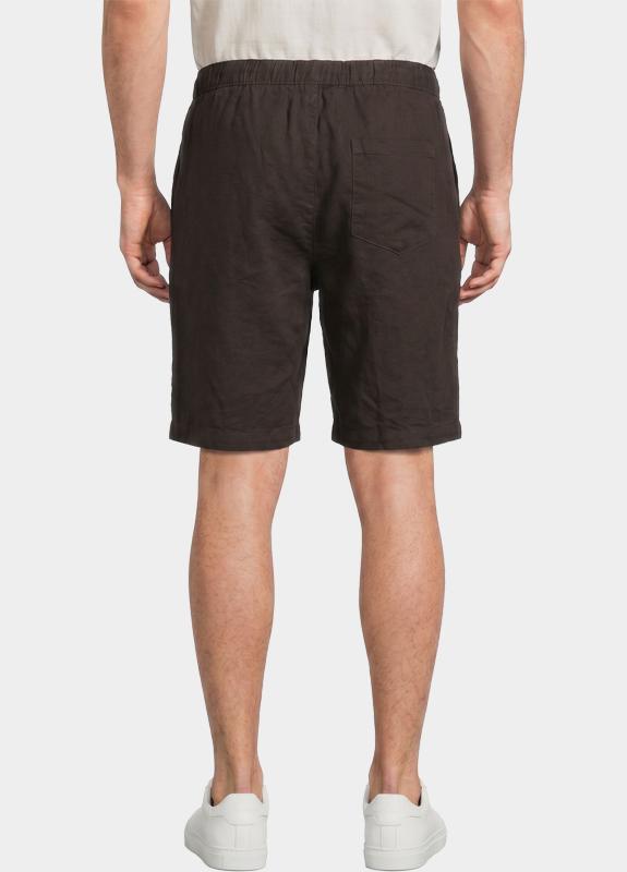 Bos Korte Broek Bruin Bermuda Linnen 5736.426/679