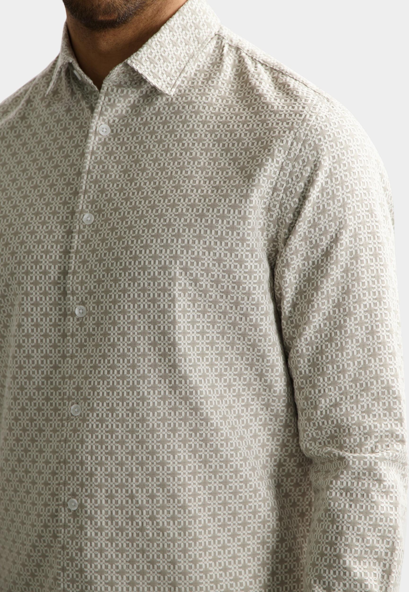 Dstrezzed Casual hemd lange mouw Groen DS_Eloy Shirt 303962/276