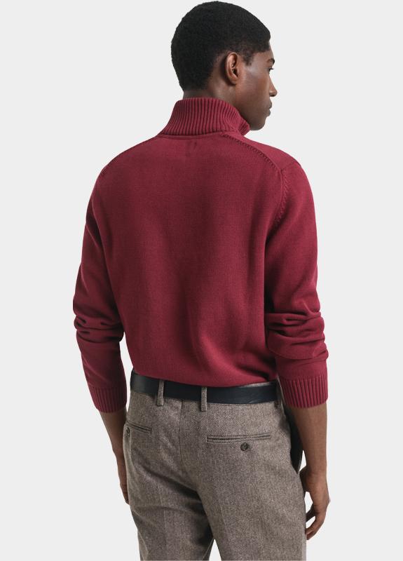 Gant Half Zip Rood CASUAL COTTON HALF ZIP 8030170/604