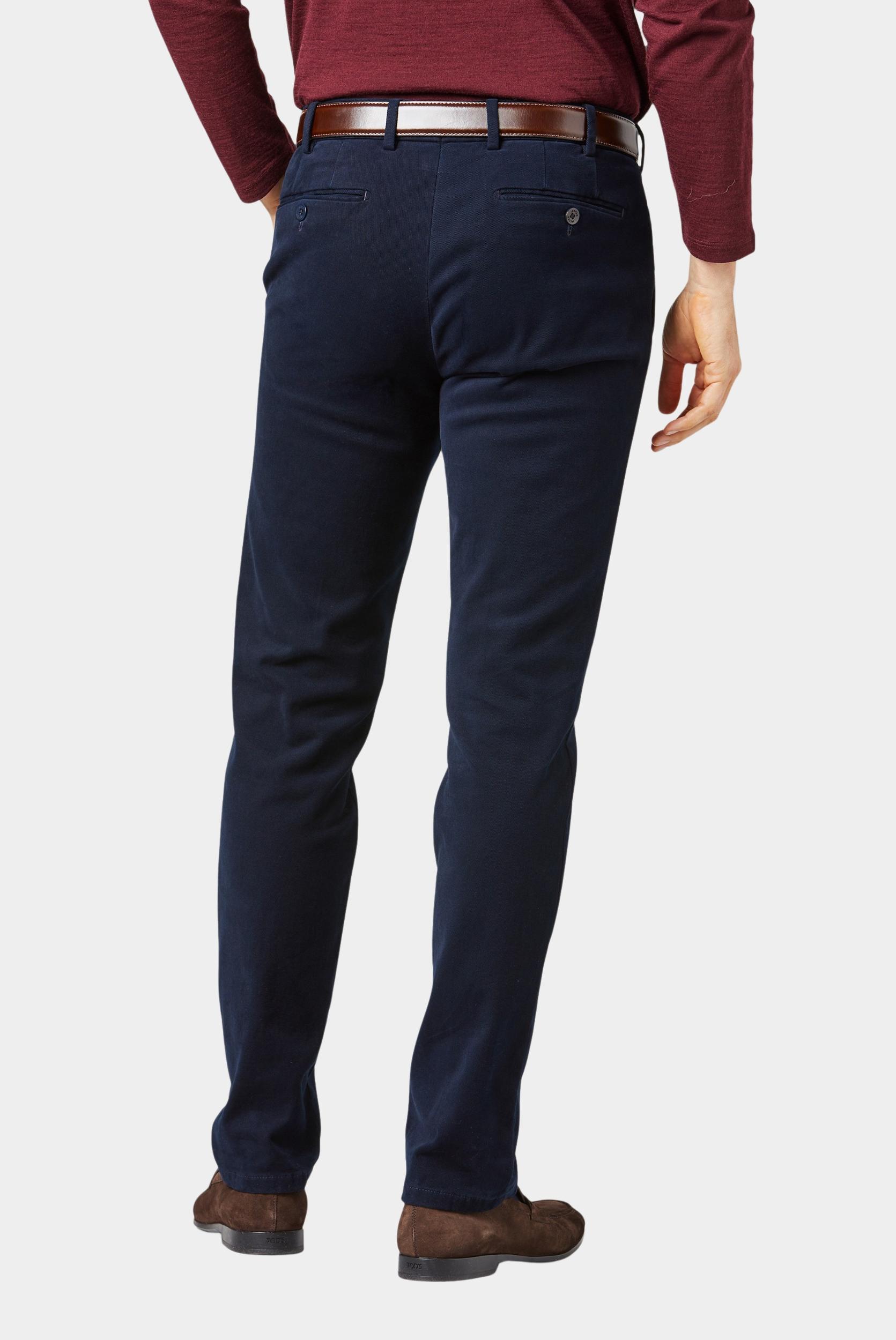 Meyer Katoenen Broek Blauw BONN Art.2-8572 1022857200/19