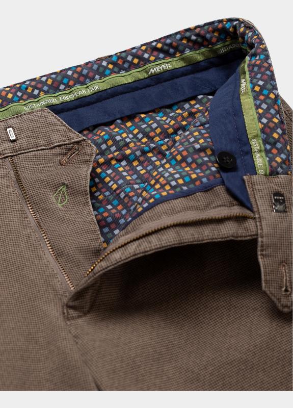 Meyer Katoenen Broek Bruin TOKYO Art.2-5610 2582561000/36