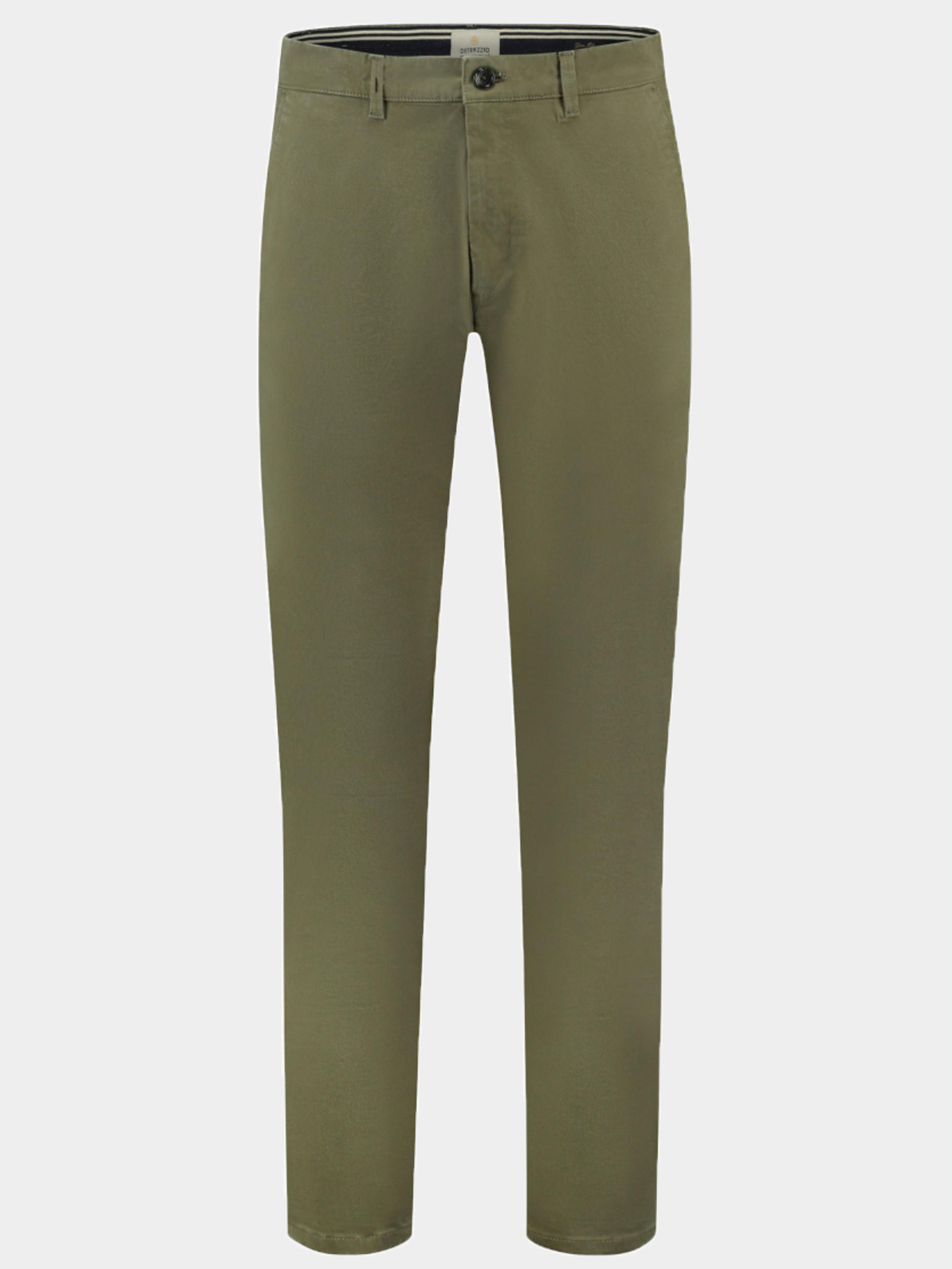 Dstrezzed Katoenen -Pocket Groen Charlie Chino Pants Stretch T -NNOS