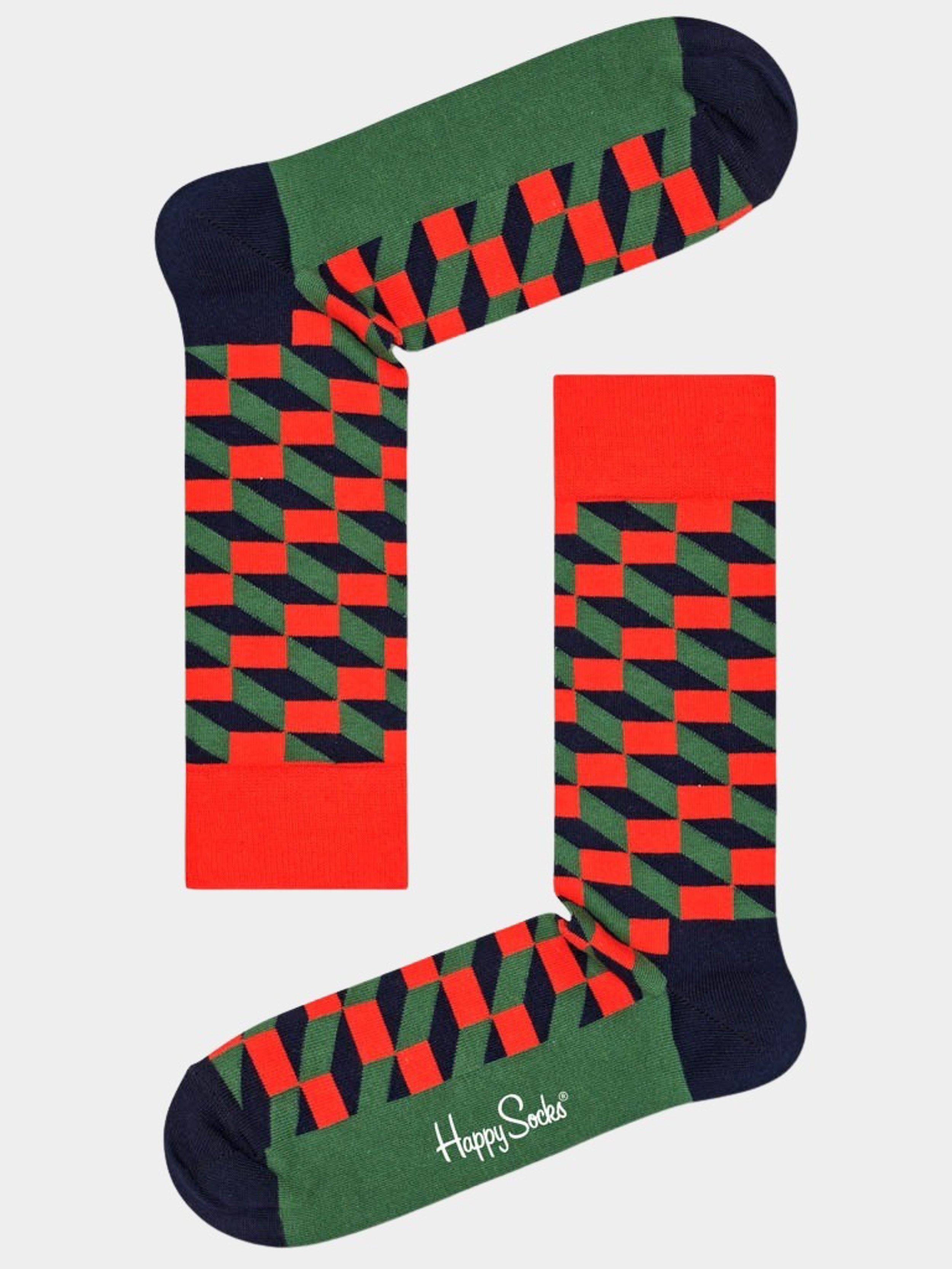 Happy Socks Sokken Rood 2-Pack Snowman Sokken Gift Set XSNO02/4300