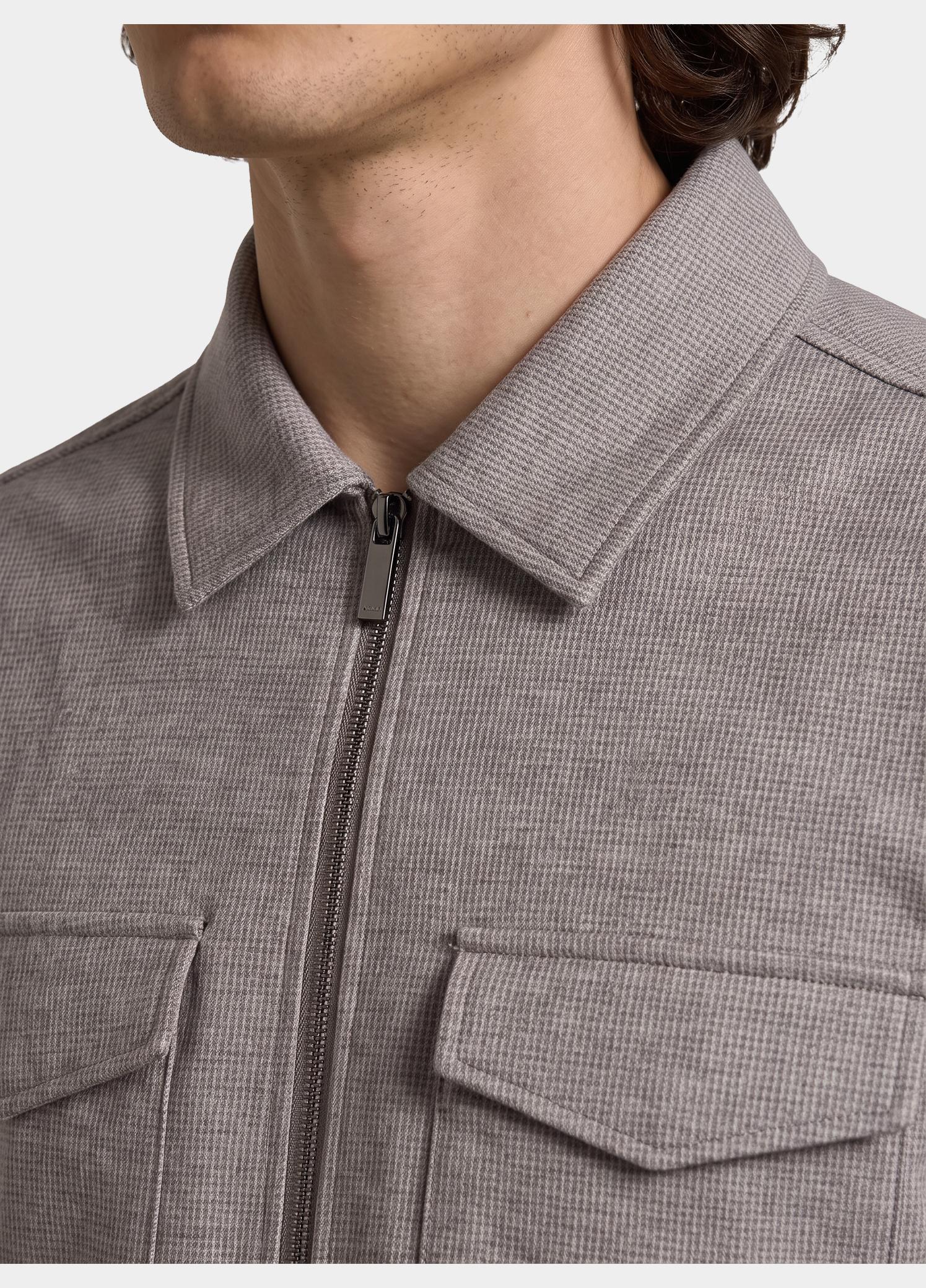 Born With Appetite Overshirt Grijs Billy Shirtjacket BWA26314BI61/2501