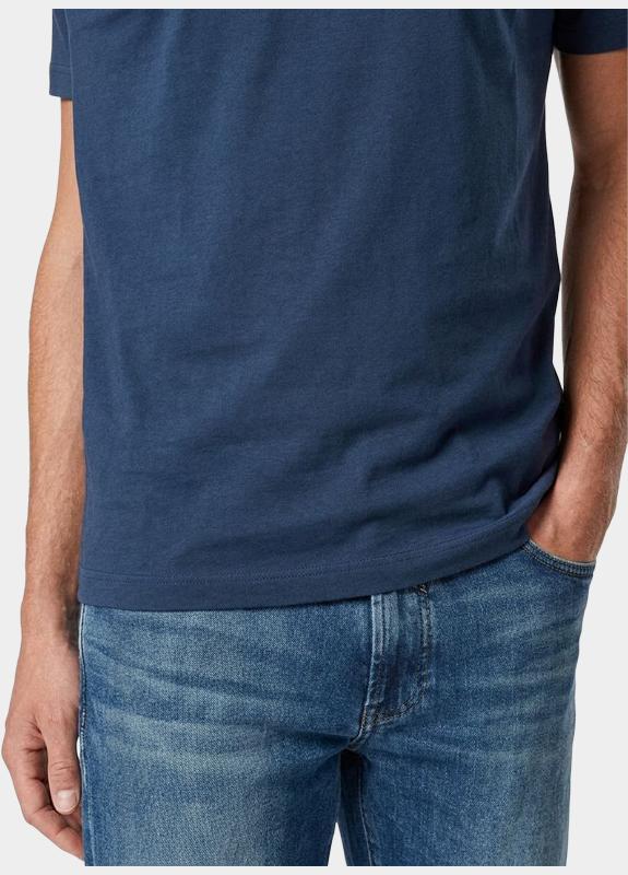 BOSS Orange T-shirt heren Blauw Te_interlock 10262456 01 50554790/464
