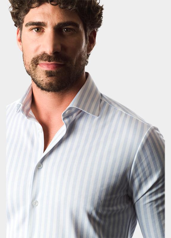 Ledub Business hemd lange mouw Blauw  0143465/120-000-000