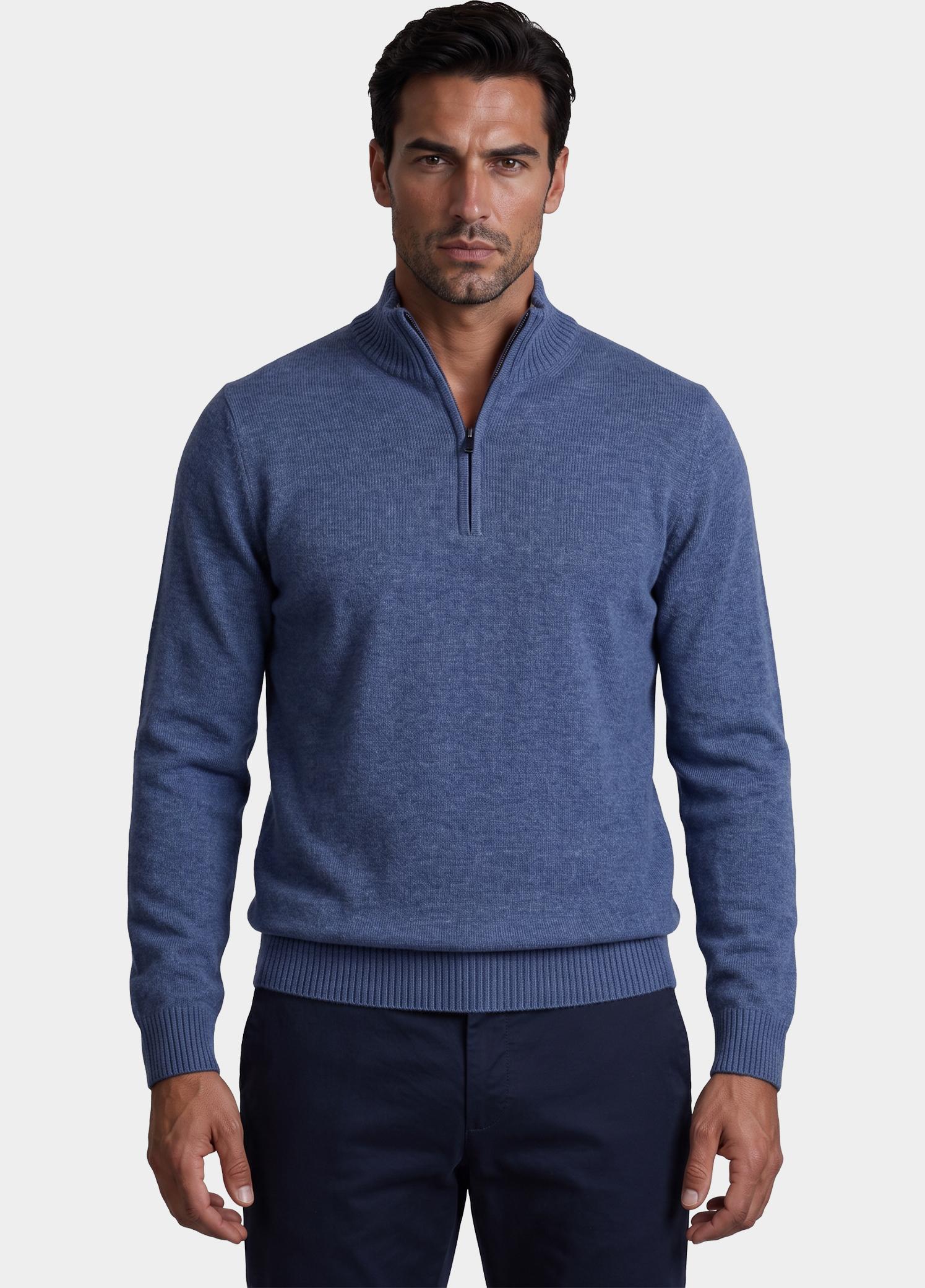 Bos Half Zip Blauw  3042900/304