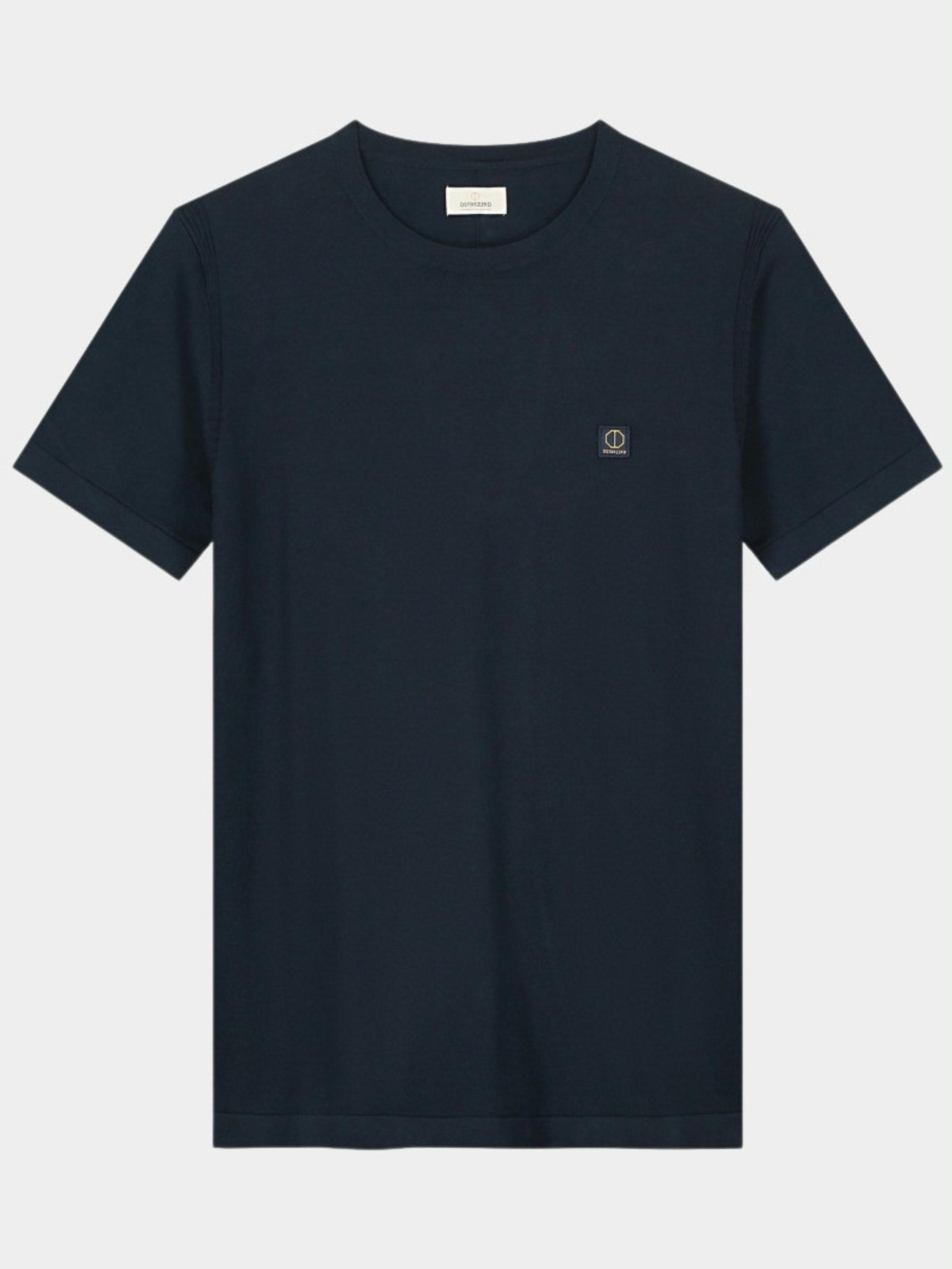 Dstrezzed T-shirt korte mouw Blauw Crew s/s Cotton Knit 420024/649