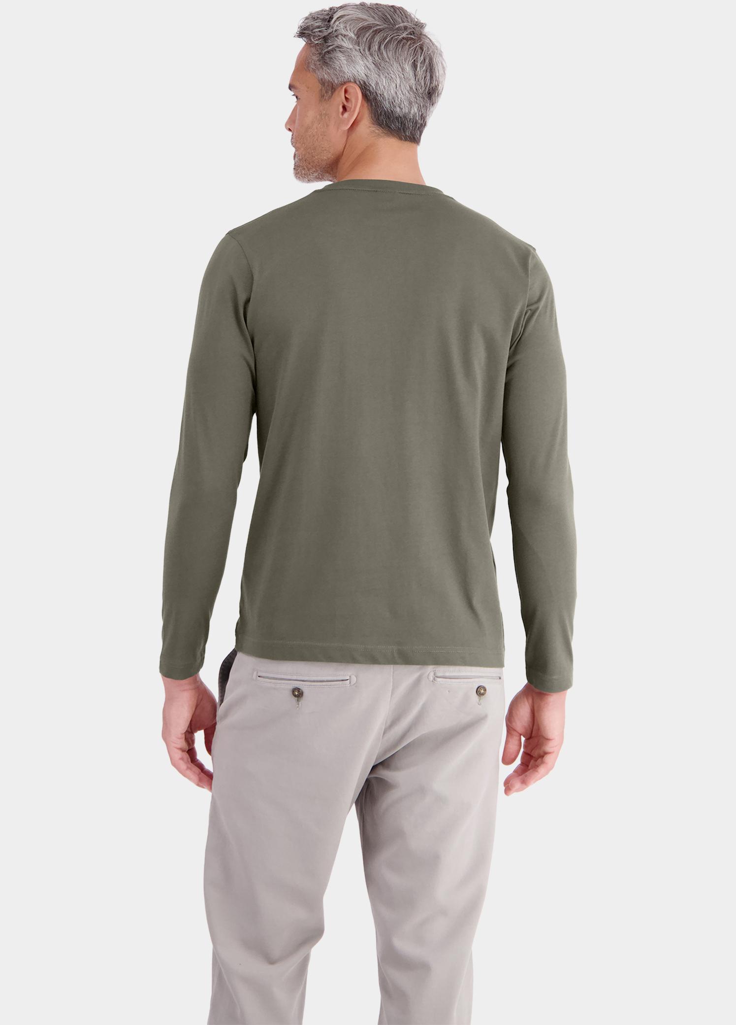 Lerros longsleeve heren Groen  2004024/661