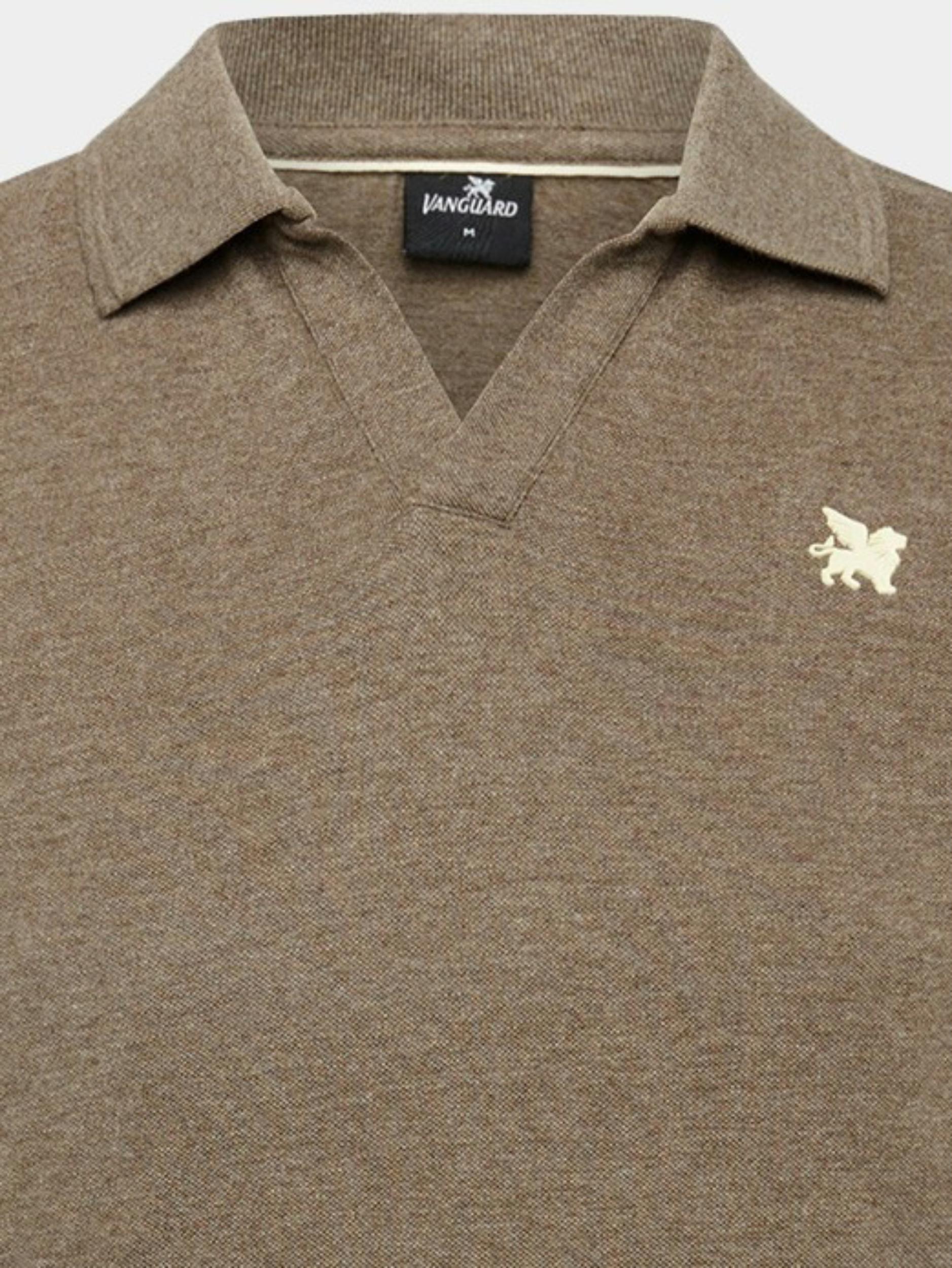 Vanguard Polo korte mouw Bruin Short sleeve polo pique stret VPSS2303866/8031