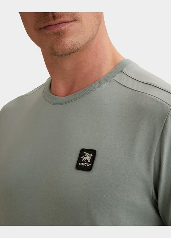 Vanguard T-shirt korte mouw Blauw Short sleeve r-neck cotton el VTSS2602502/5144