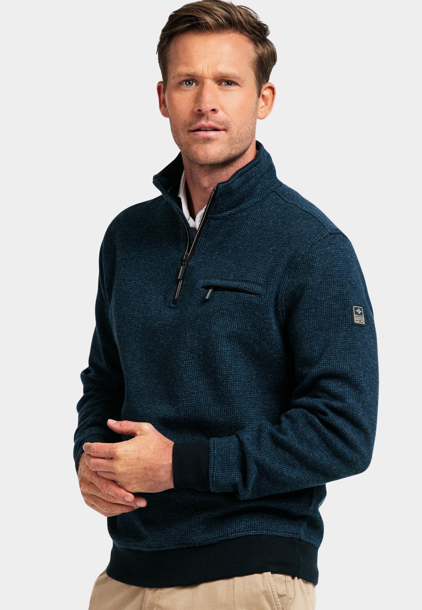 Baileys Half Zip Blauw Sweatshirt 1/2 Zip 423107/65