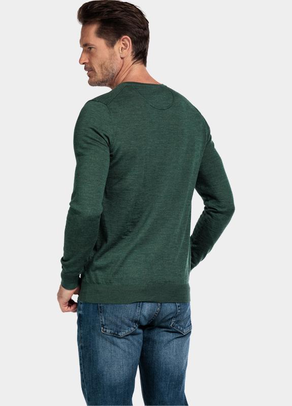 Baileys Pullover Groen V-Neck Pullover Pima Cotton 1 528100/795