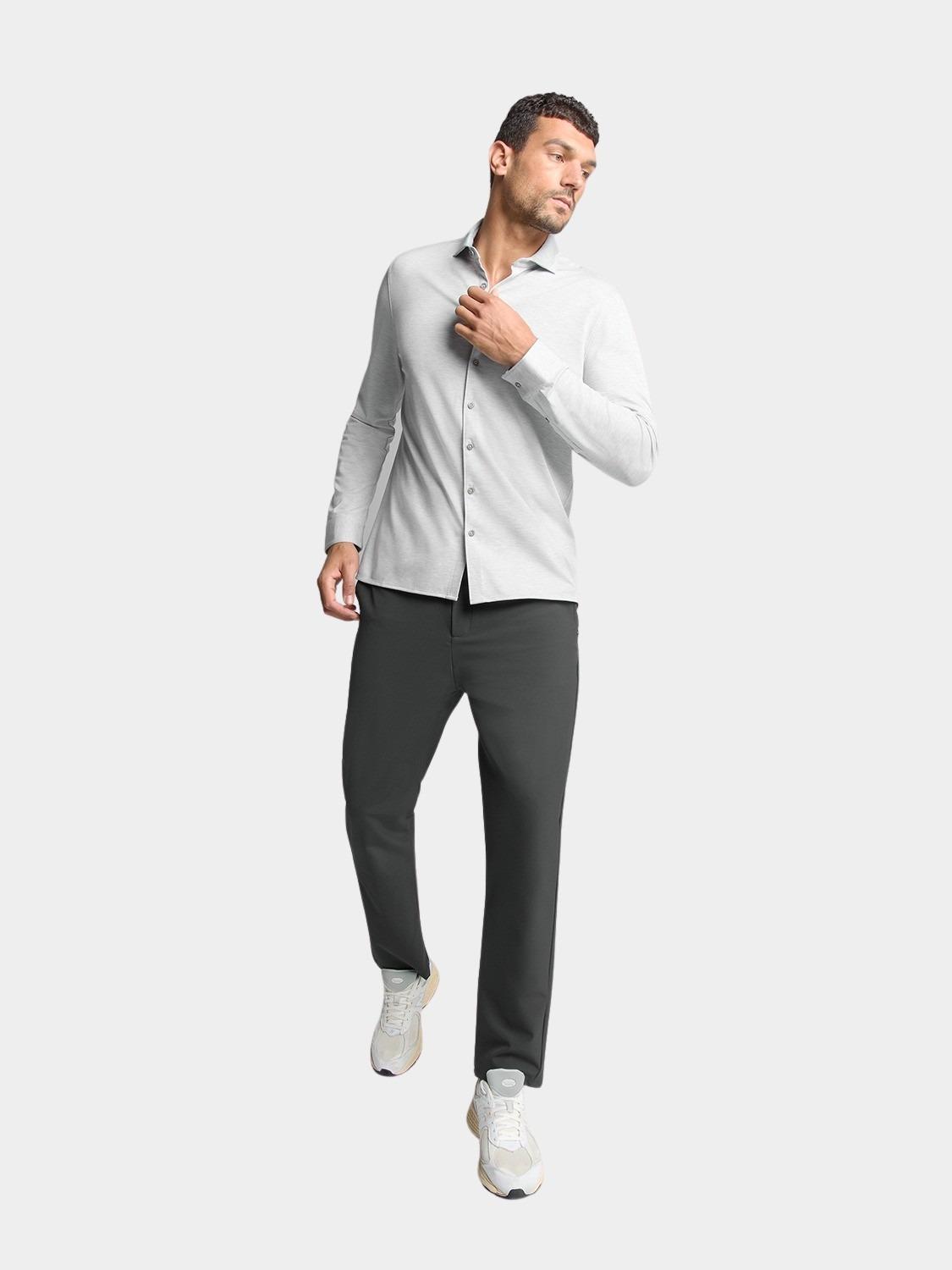 No Excess Casual hemd lange mouw Wit  N4180/017