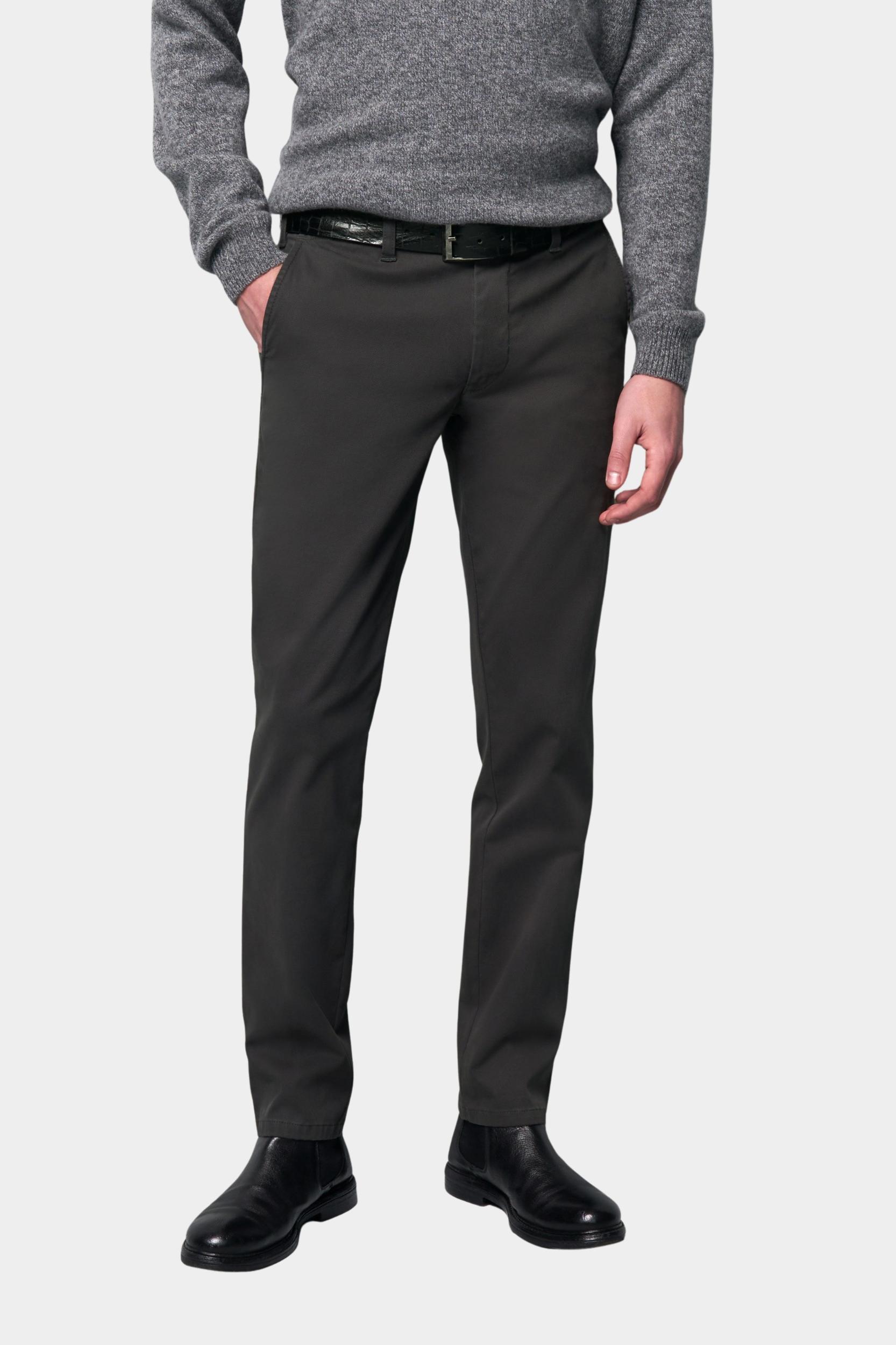 Meyer Katoenen Broek Grijs CHINO Art.2-6187 3642618700/08