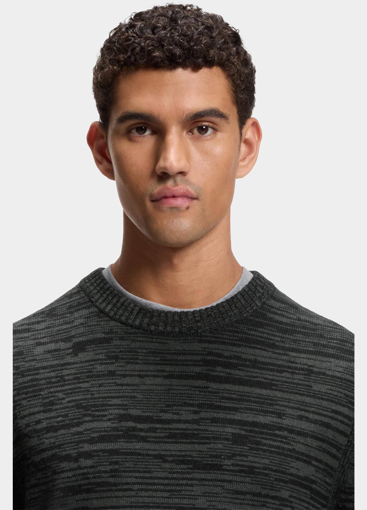 BOSS Orange Pullover heren Zwart Aperoso 10283077 01 50571943/001