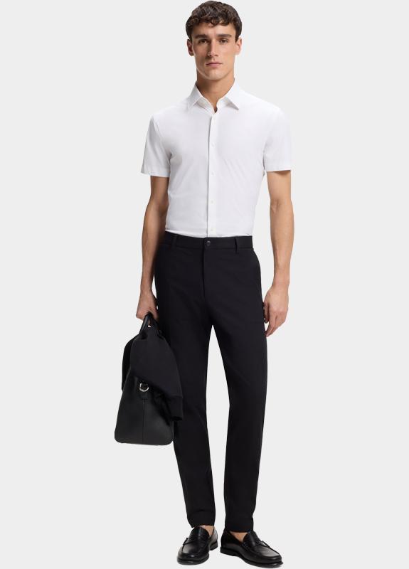 BOSS Black Zakelijk hemd korte mouw Wit P-HANK-K-SH-262 10248739 01 50561627/100