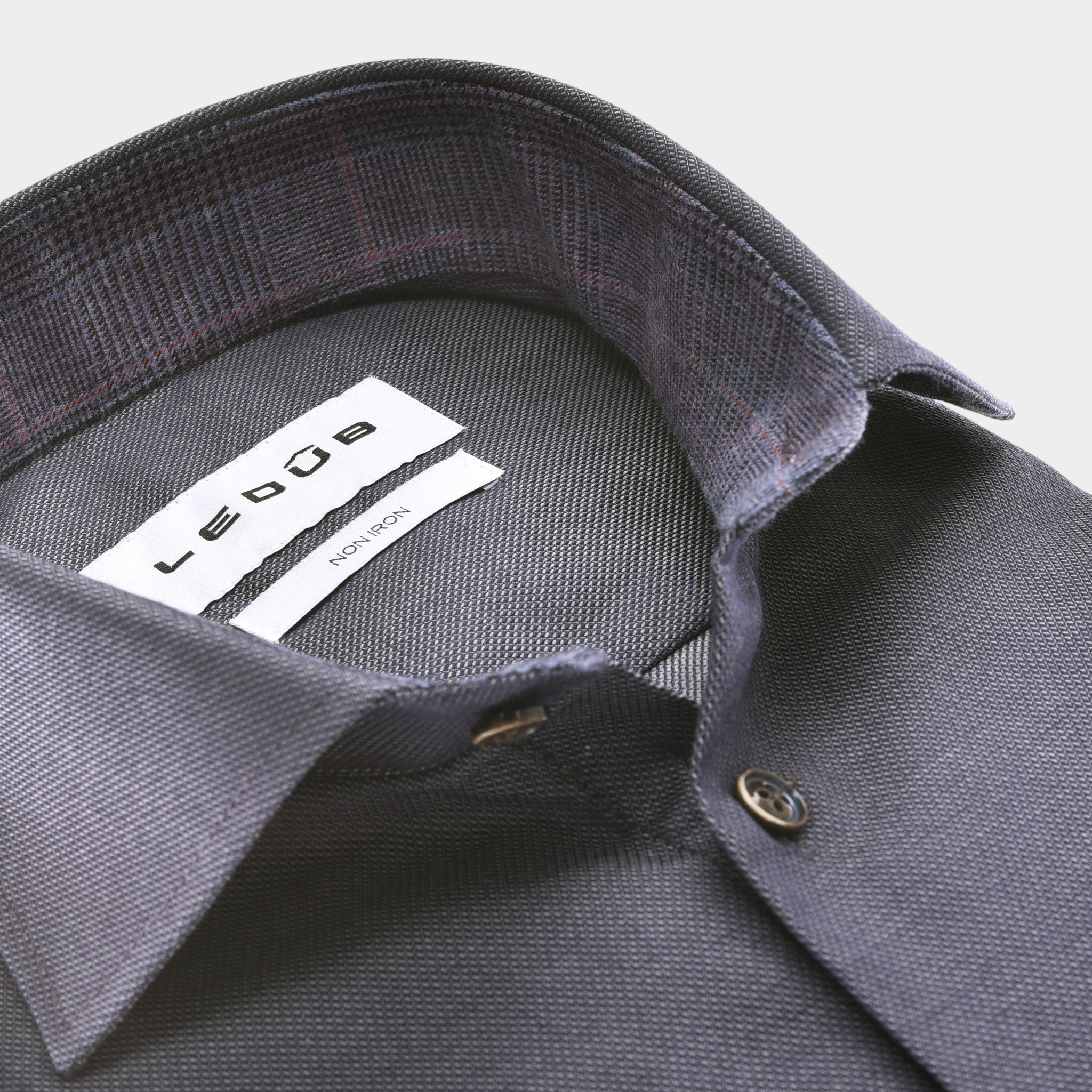 Ledub Business hemd lange mouw Grijs LE24206   MFN 5 0142735/250-190-000