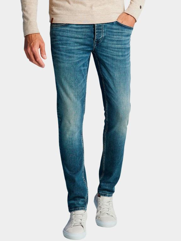 Cast Iron 5-Pocket Jeans Blauw RISER SLIM ALL TIME BLUE CTR390/ATB