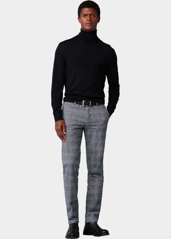 Meyer Katoenen Broek Blauw BONN Art.2-8604 1022860400/16