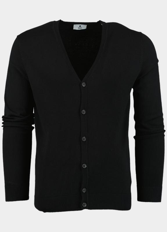 Bos Vest Zwart Doorgeknoopt 3005900/900