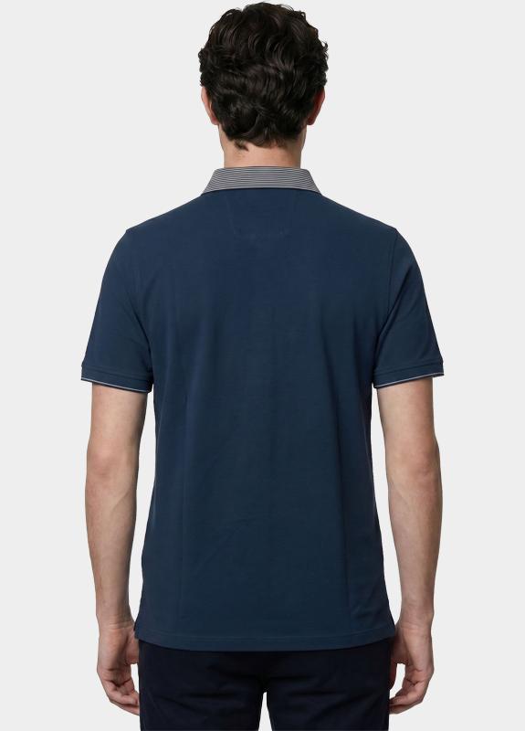 Baileys Polo heren Blauw Poloshirt Solid Pique 615210/67