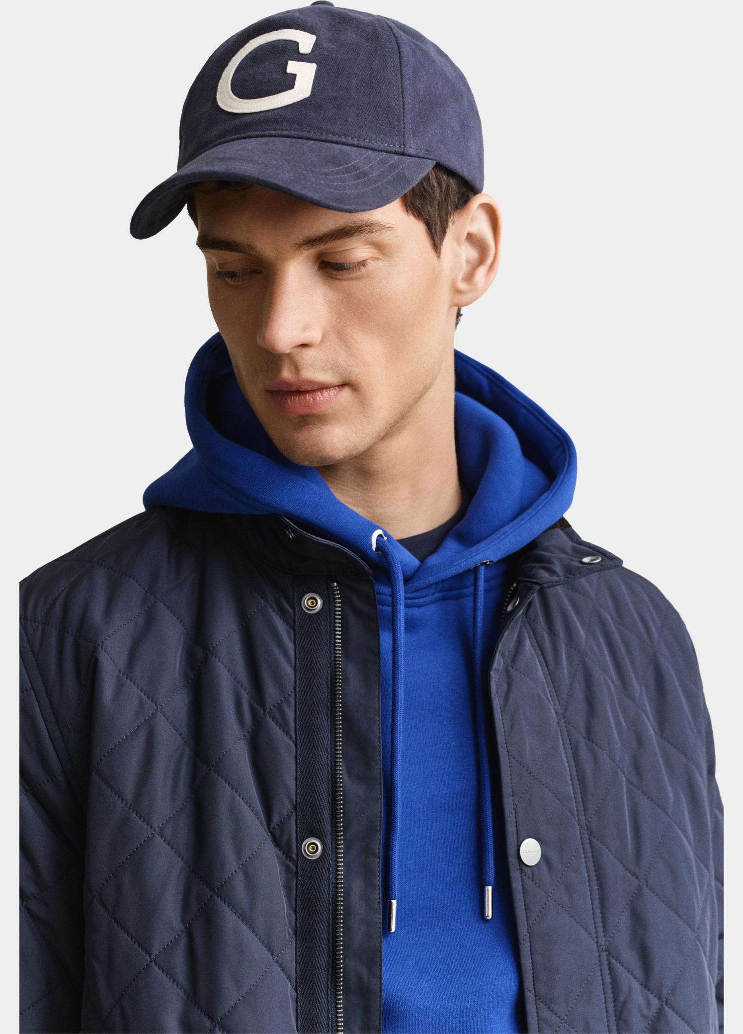 Gant Tussenjas heren Blauw Halflang gewatteerd jack 7006639/433