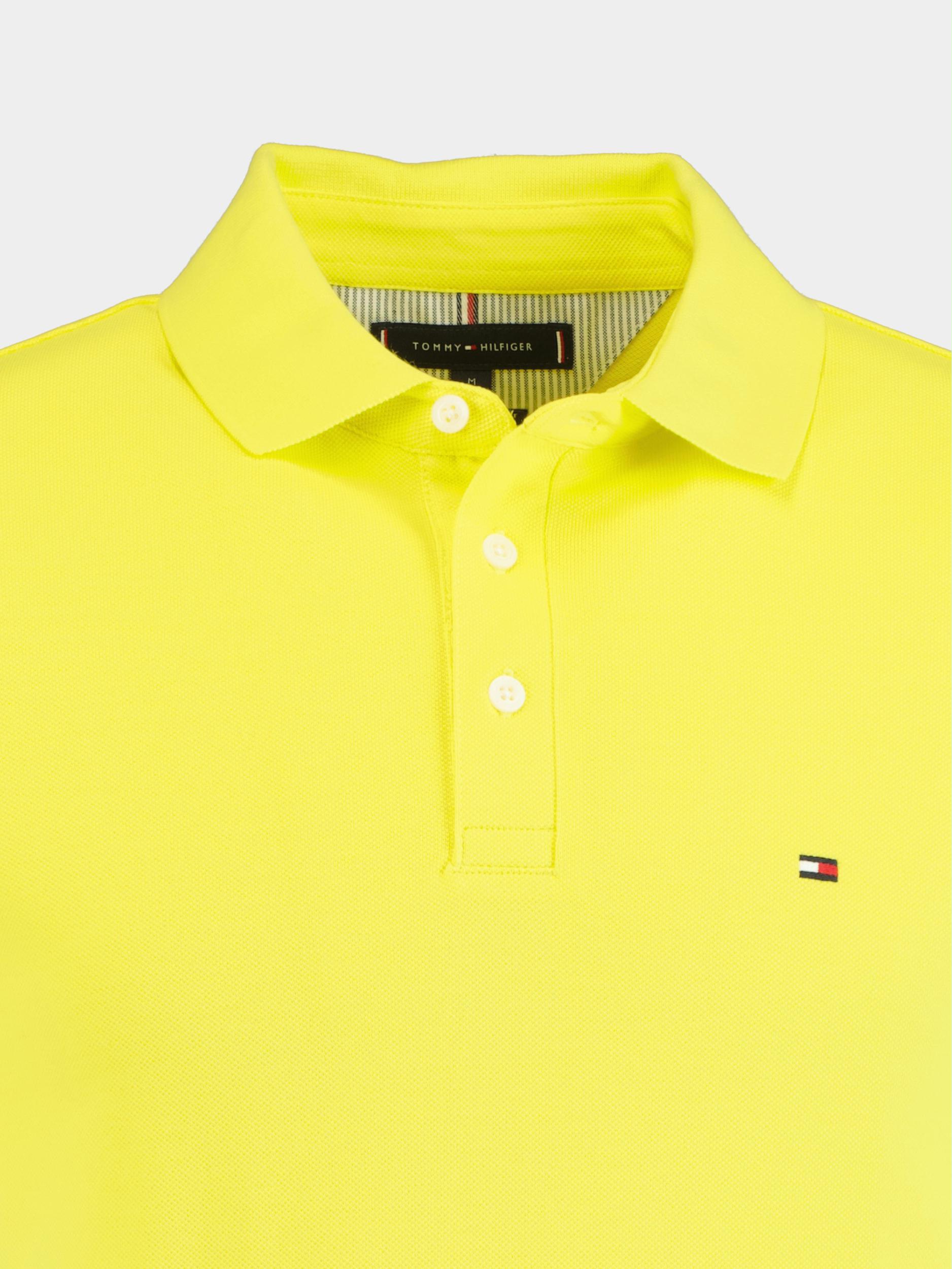 Tommy Hilfiger Polo korte mouw Geel 1985 Slim Polo MW0MW17771/ZII