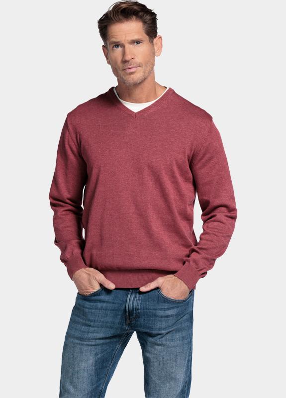 Baileys Pullover Roze V-Neck Pullover 12gg, single 528100CCT-3/425