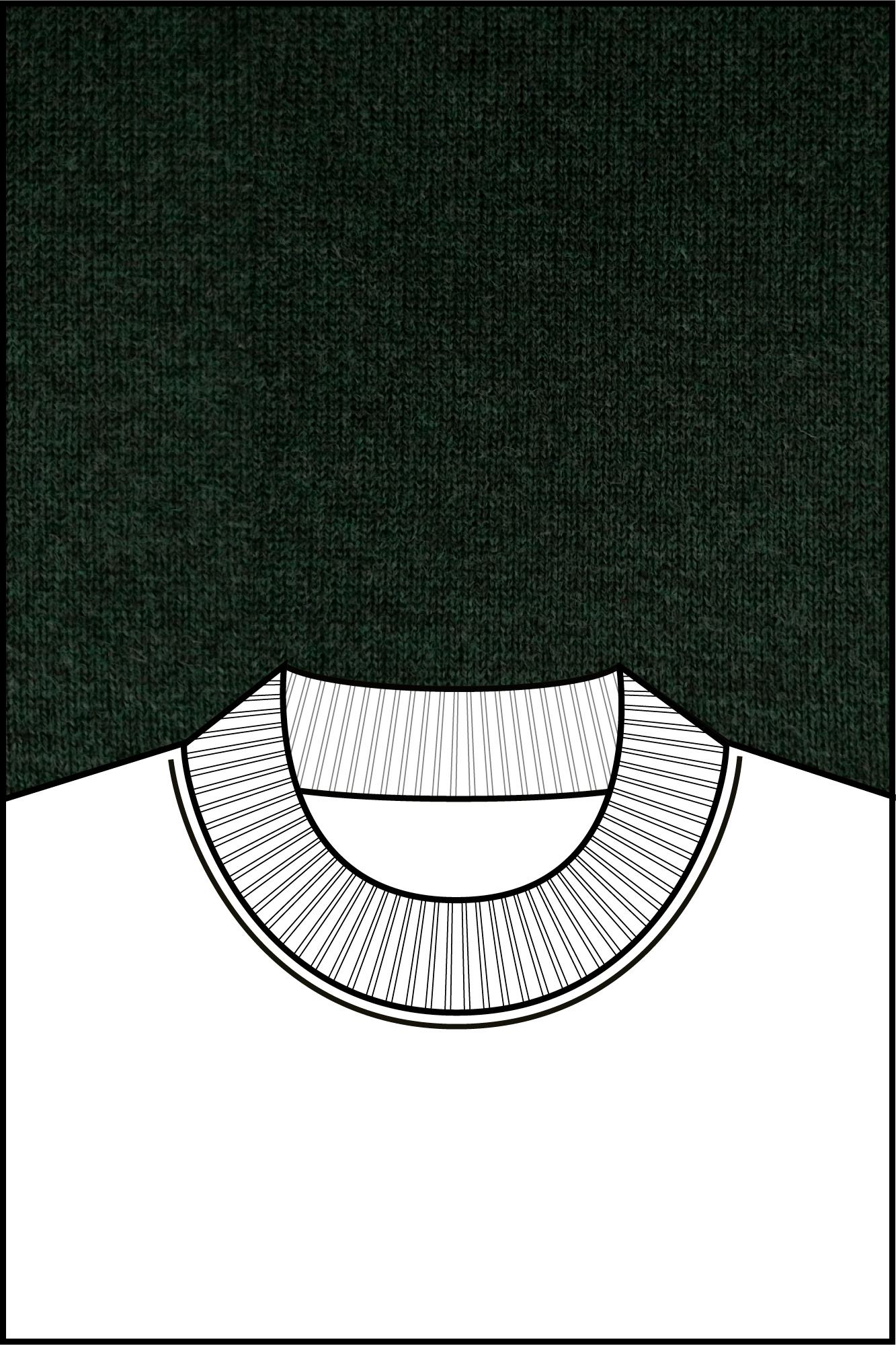 Baileys Turtle neck Groen Turtle Neck Pullover  Pima Co 528600/795