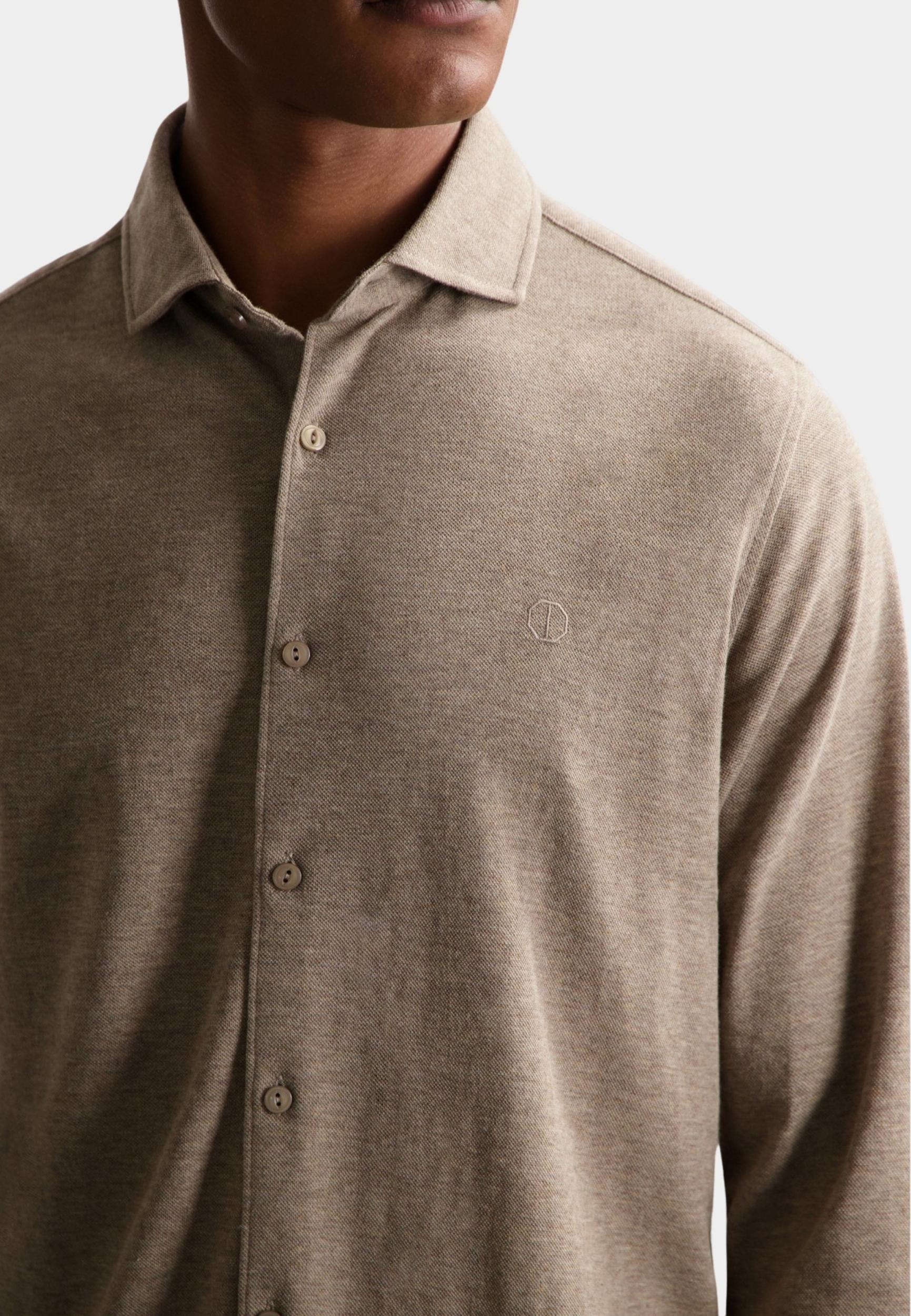 Dstrezzed Casual hemd lange mouw Beige Kirk Shirt 303714-AW24/270