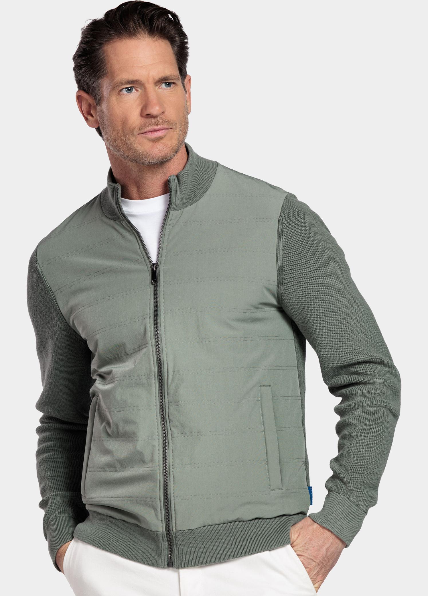 Baileys Vest heren Groen Cardigan Zip  Front Body Ligh 612019/72
