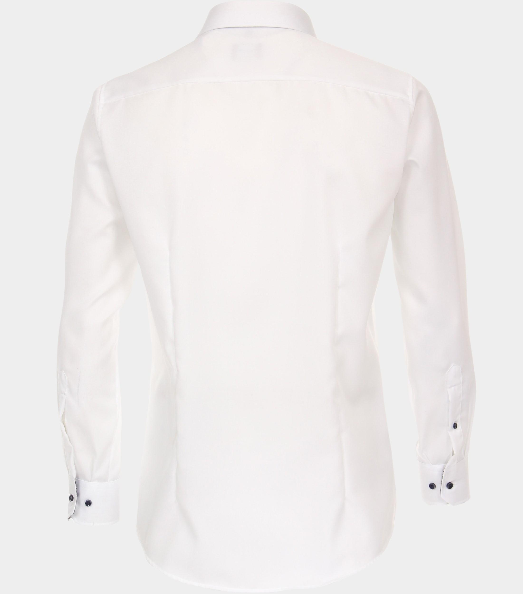 Venti Business hemd lange mouw Wit Hai Modern Fit 103522200/000