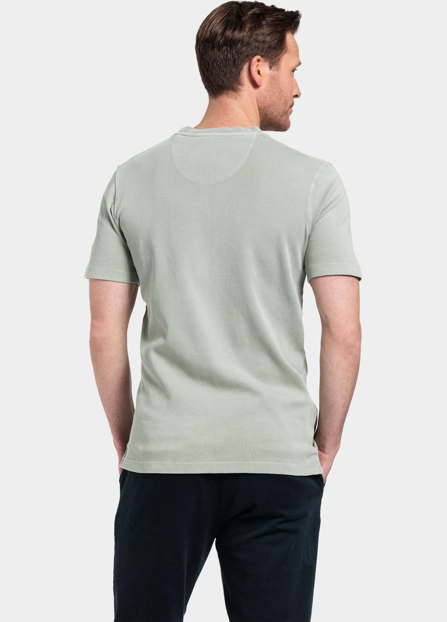 Giordano T-shirt heren Groen T-shirt Jersey Garment Dye 415010/70