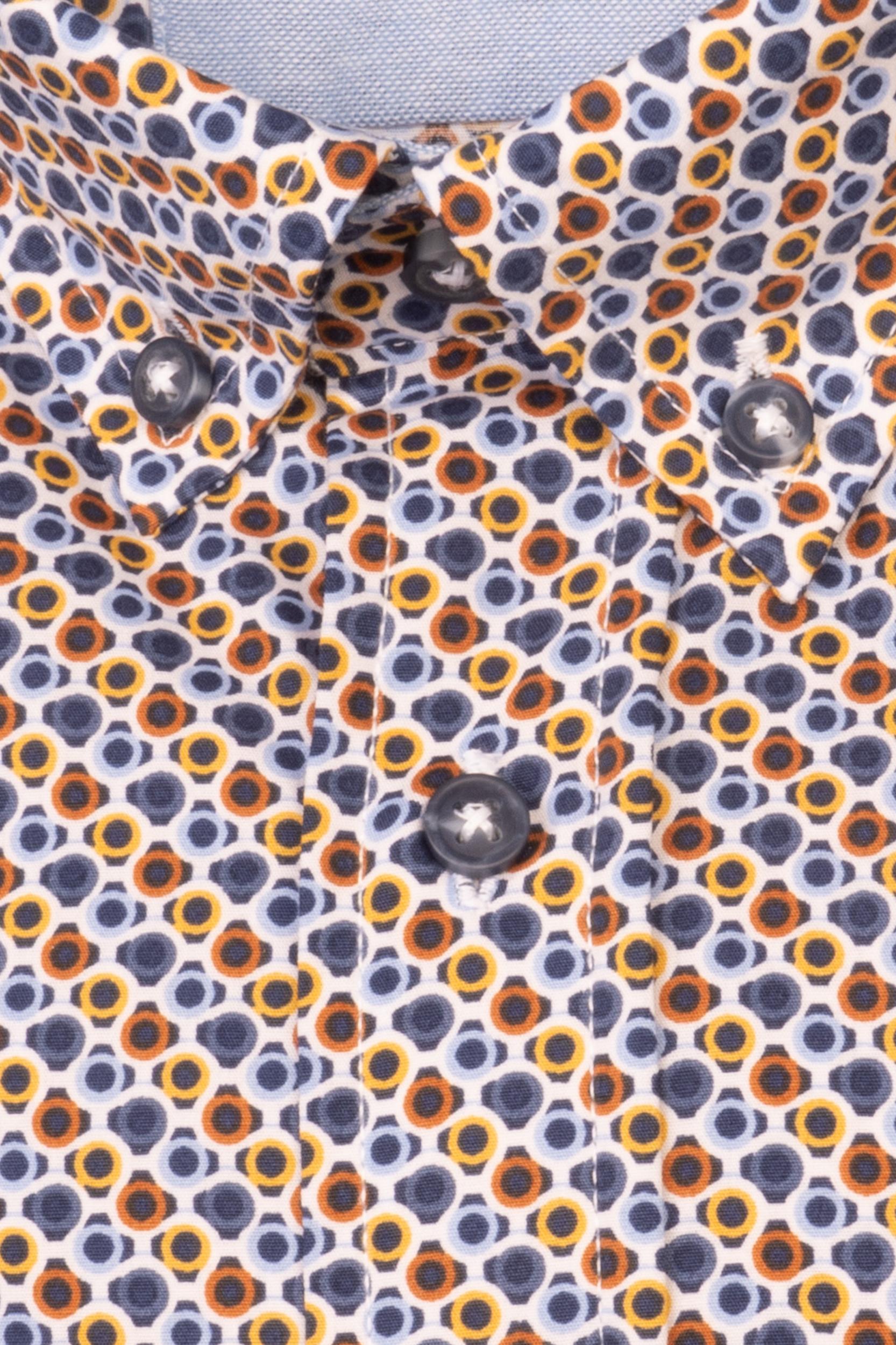 R.B. Boston Casual hemd lange mouw Geel  327670/218