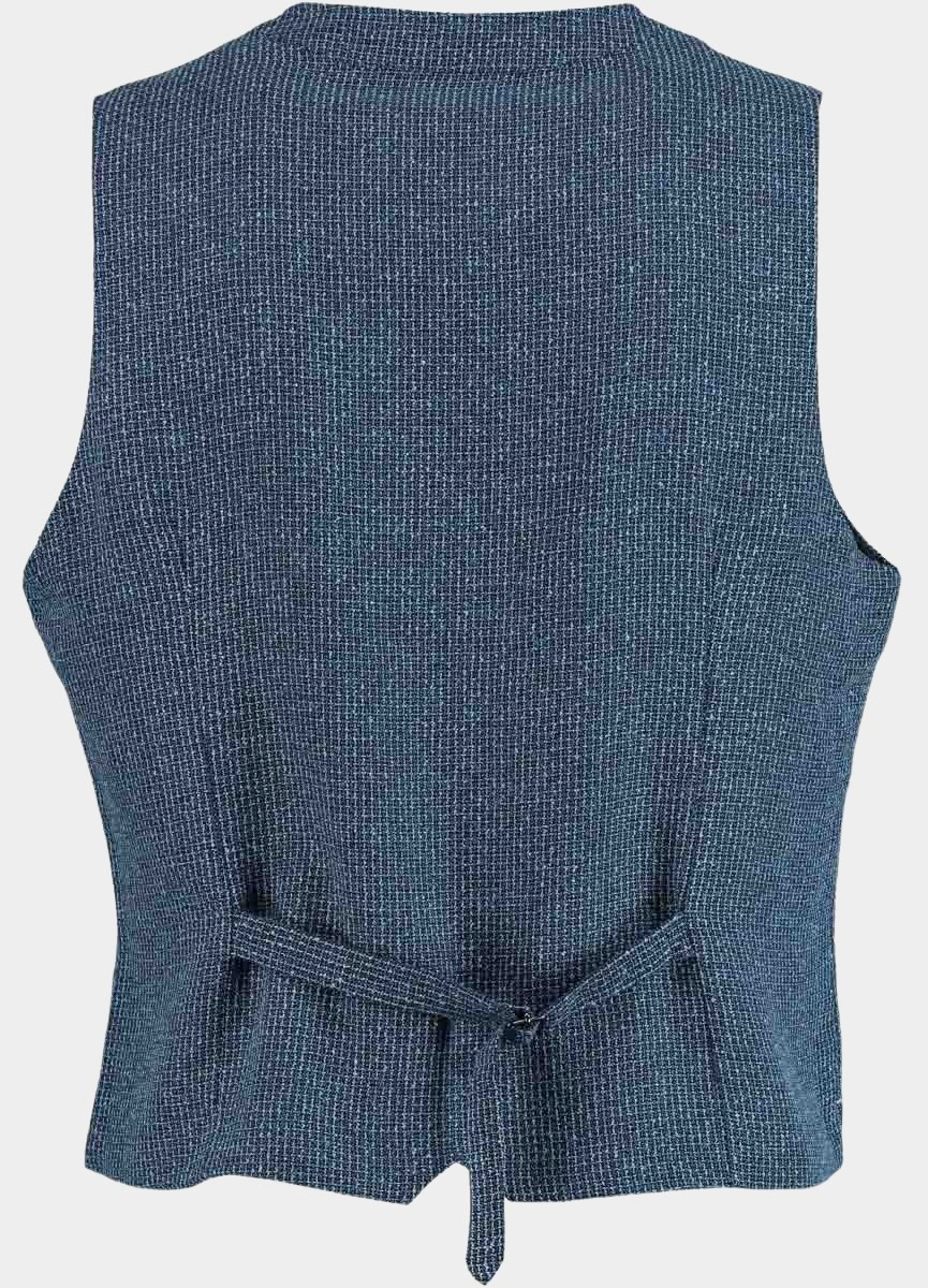 Scotland Blue Gilet Blauw Kris Waistcoat 19111KR28SB/290 navy