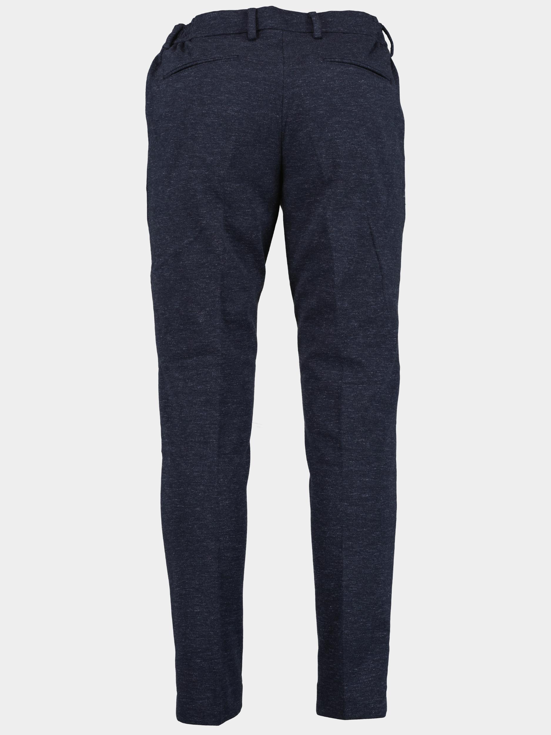 Born With Appetite Katoenen Broek Blauw Das Drawstring Trouser 23304DA53/290 navy