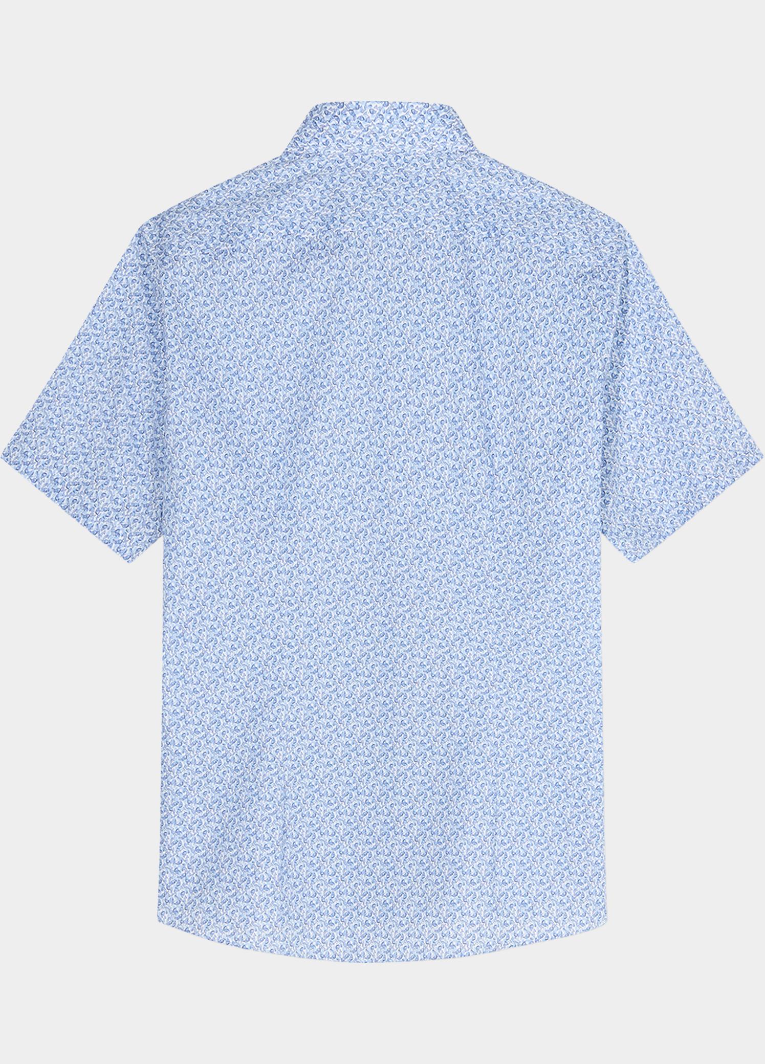 Olymp Zakelijk hemd korte mouw Blauw Luxor 128212/11