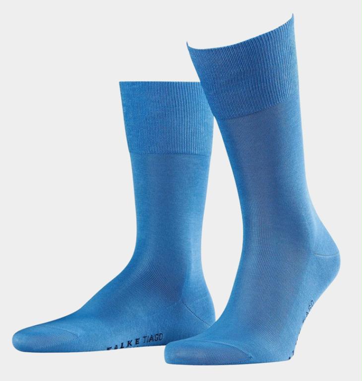 Falke Sokken Blauw sok tiago blauw 14662/6326