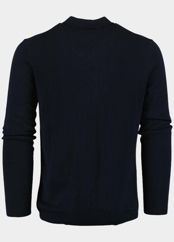 Bos Turtle neck Blauw Tex Mockneck Pull 25305TE06/290 navy