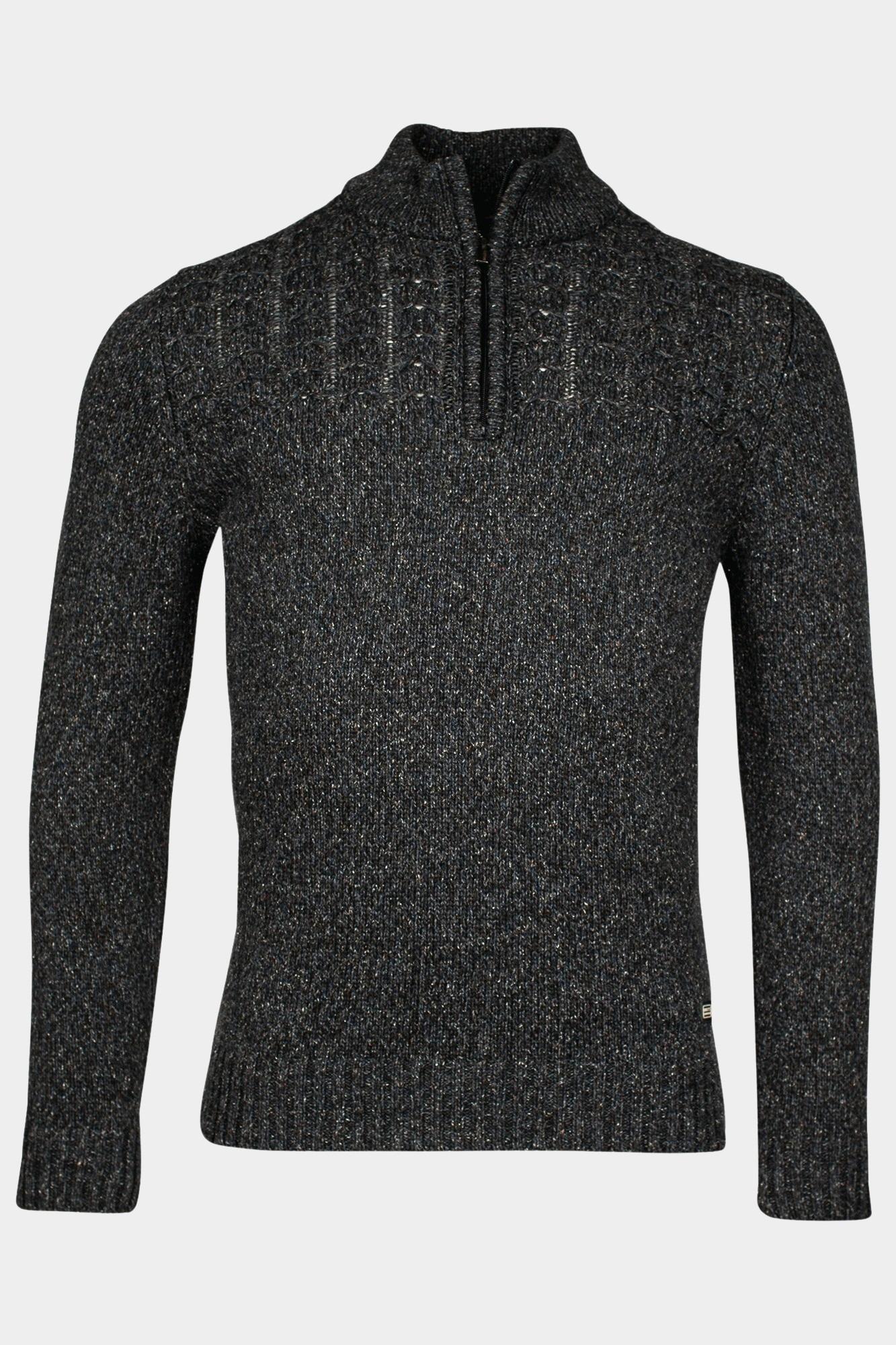 Baileys Half Zip Blauw Pullover 1/2 zip 428477/609