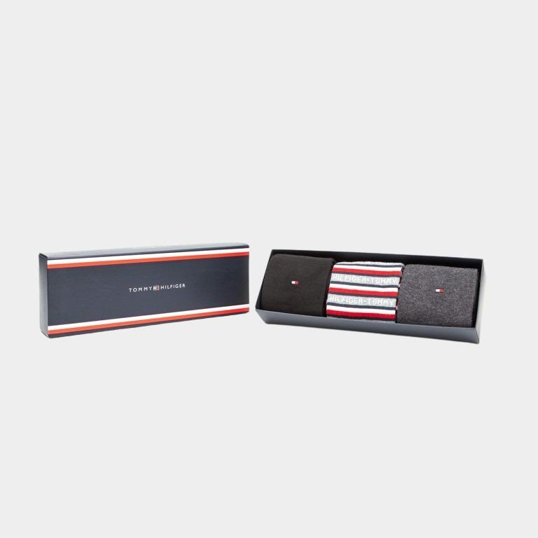 Tommy Hilfiger Sokken Zwart Sokken zwart Logo Giftbox 100000844/003