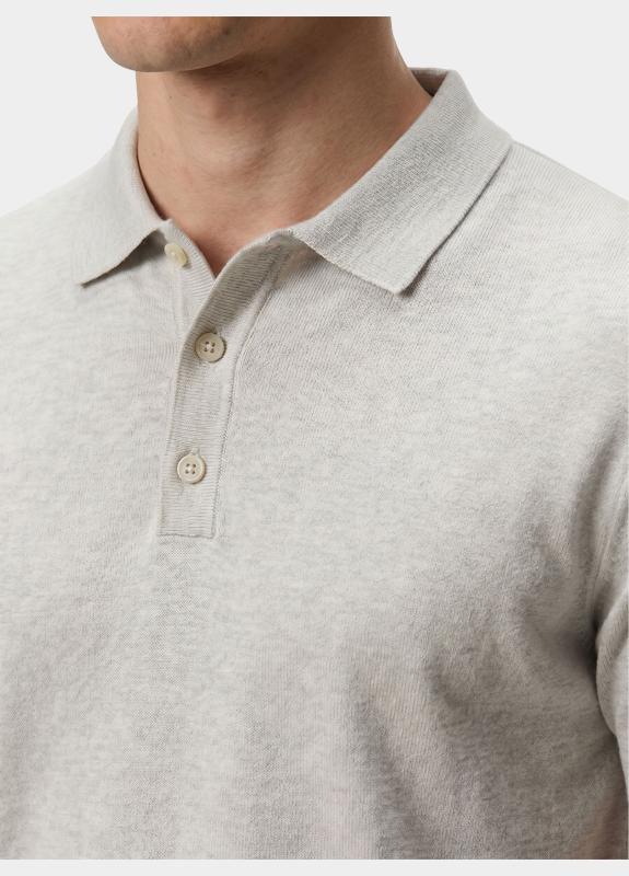 Scotland Blue Polo heren Grijs Pince Knitted Polo Ss SPE26106PI08SB/2501