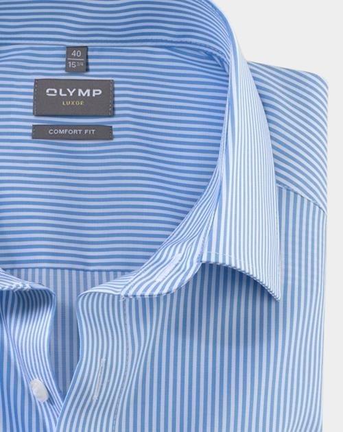 Olymp Business hemd lange mouw Blauw 0726/64 Hemden 072664/11