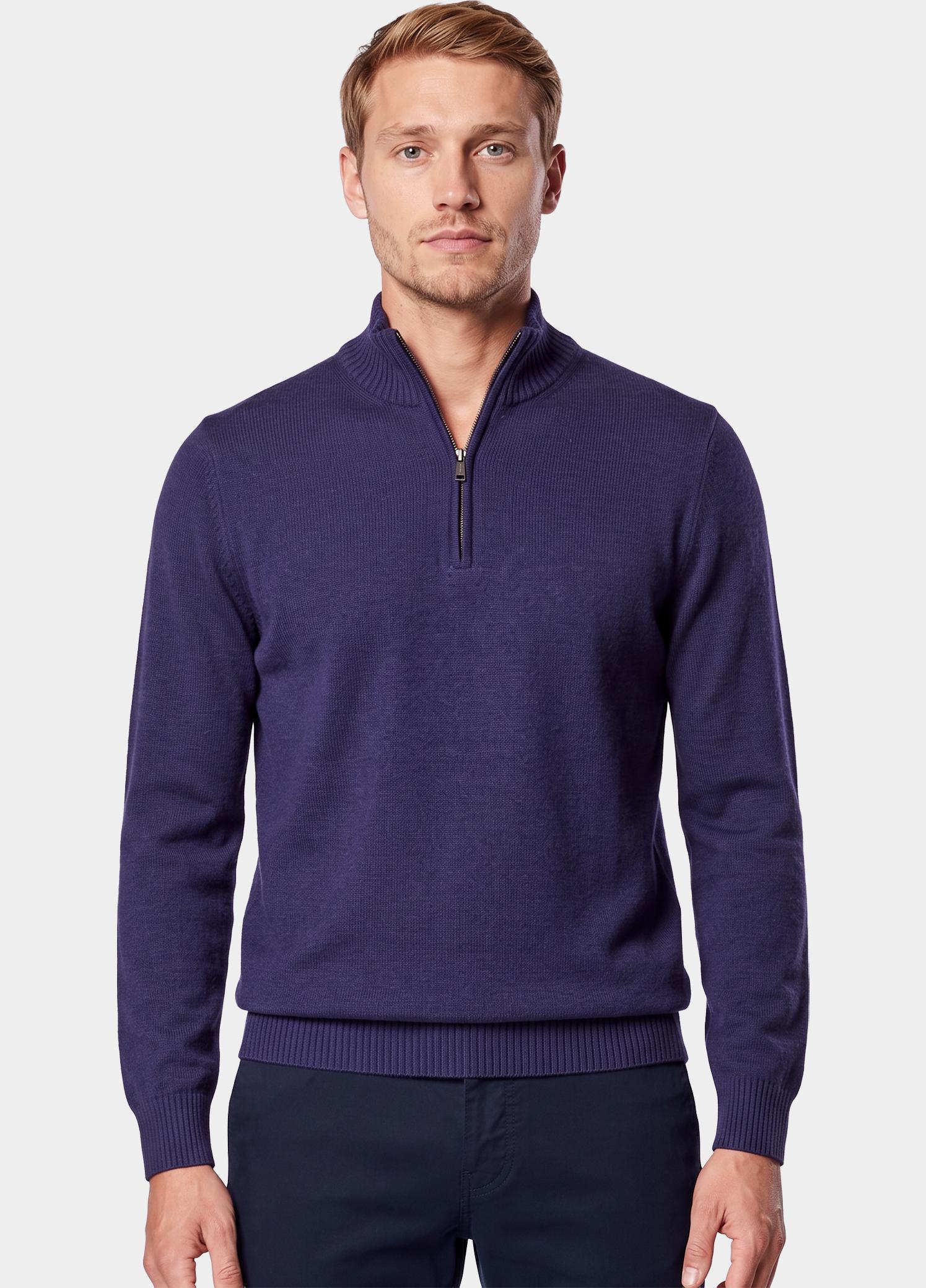 Bos Half Zip Blauw  3042900/303