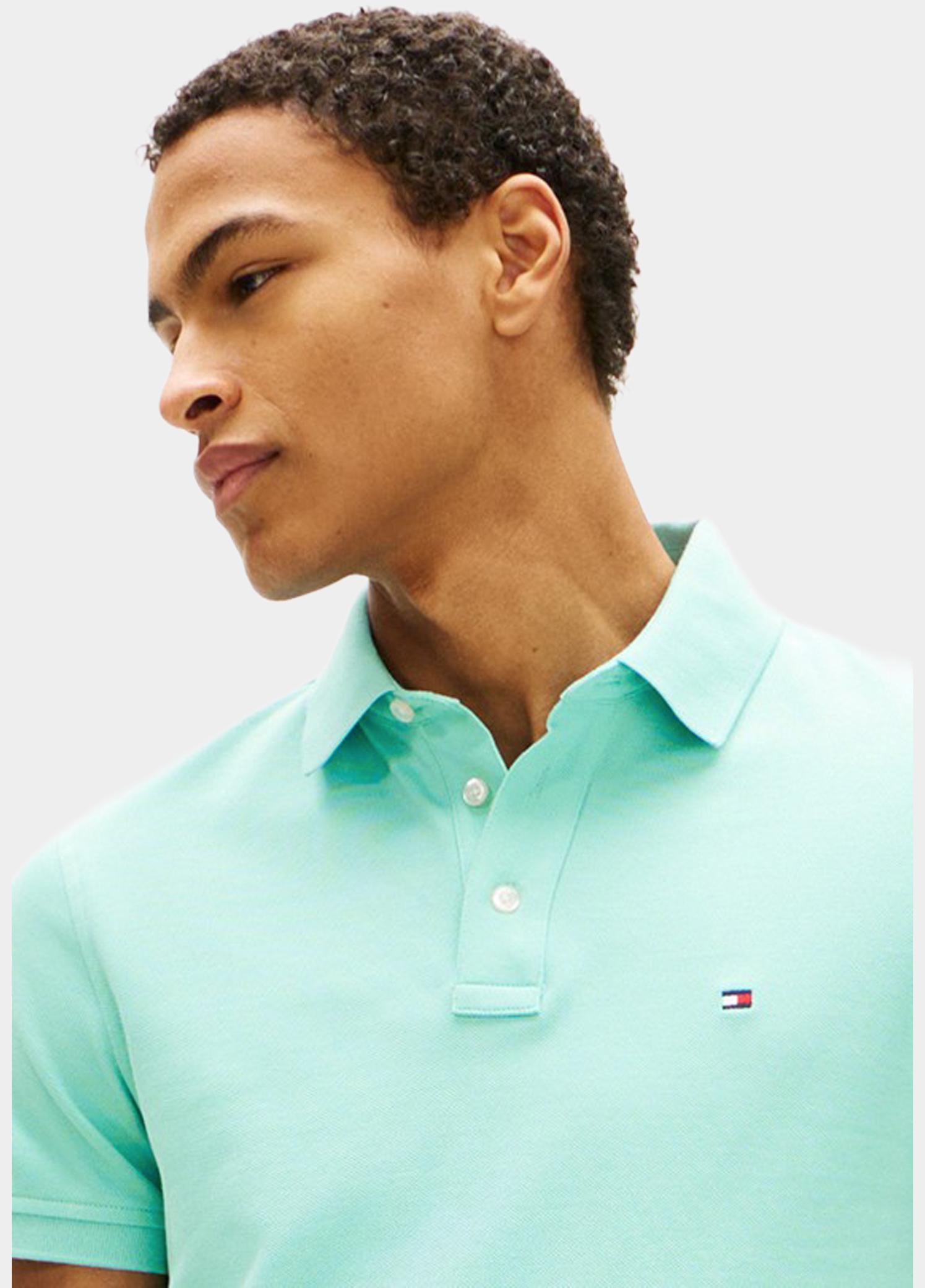 Tommy Hilfiger Polo heren Groen 1985 Slim Polo MW0MW17771/CSR