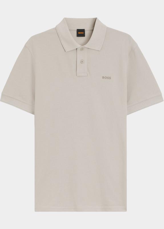 BOSS Orange Polo korte mouw Grijs Prime 10256692 01 50507813/070