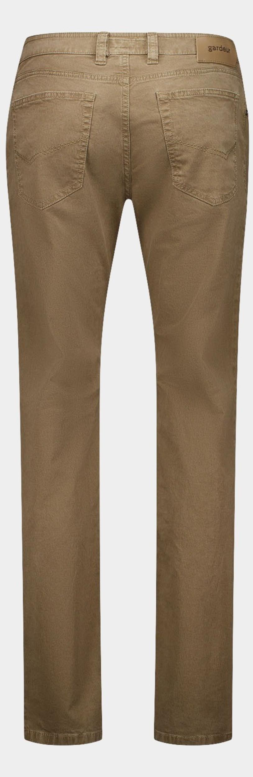 Gardeur Katoenen 5-Pocket Bruin BILL-3 5-Pocket Modern Fit 440941/1016